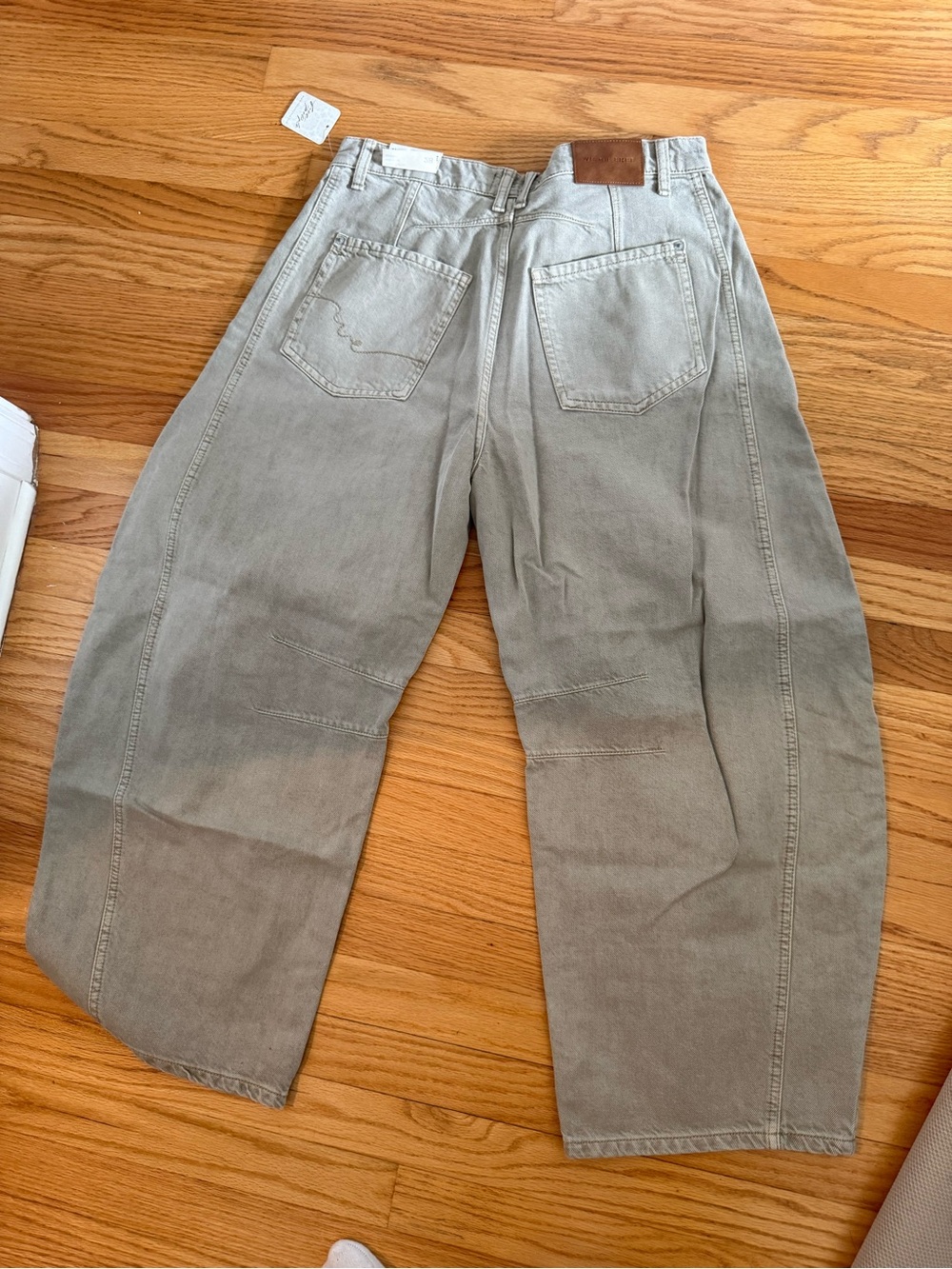 Free People Mid Rise Barrel - Picture 2 of 5